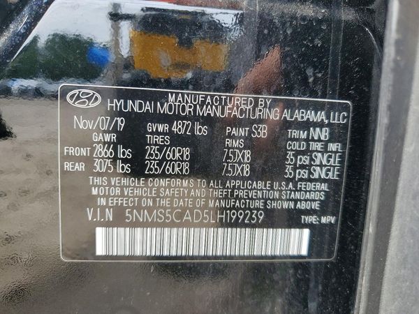 2020 HYUNDAI SANTA FE