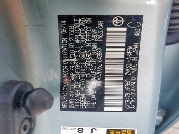 2014 TOYOTA PRIUS