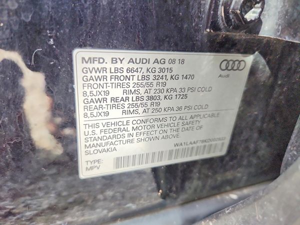 2019 AUDI Q7