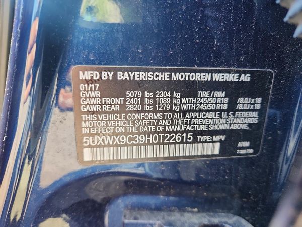 2017 BMW X3 xDrive28i