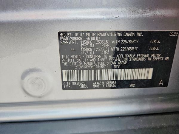2022 TOYOTA RAV4