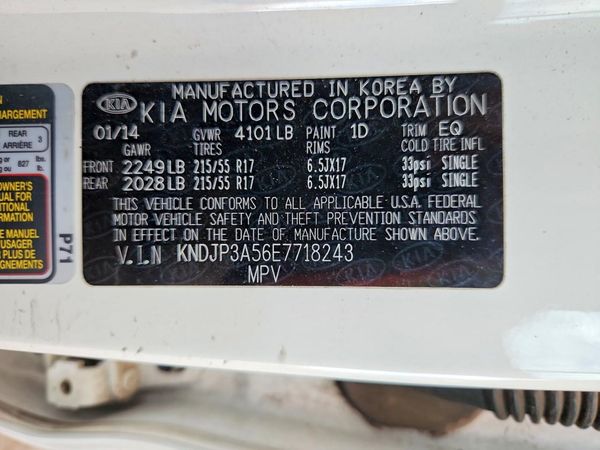 2014 KIA SOUL GLS(PLUS) — VINS