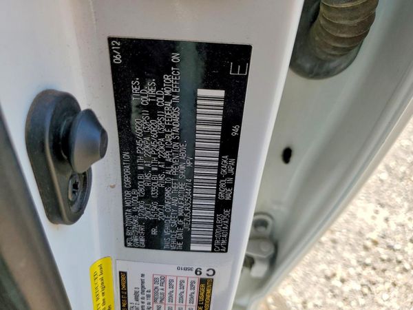 2012 TOYOTA 4RUNNER — VINS