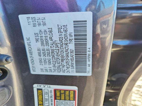 2018 HONDA CRV EX