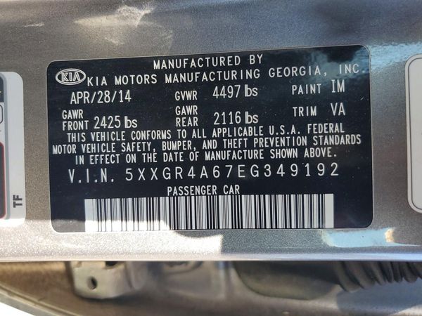 2014 KIA OPTIMA 2.0 SX Full Option