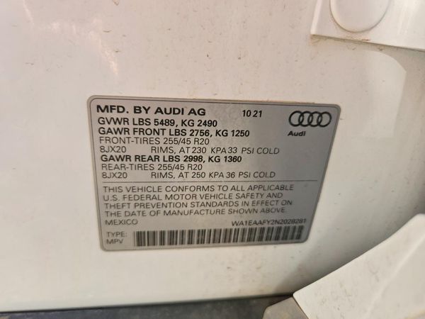2022 AUDI Q5