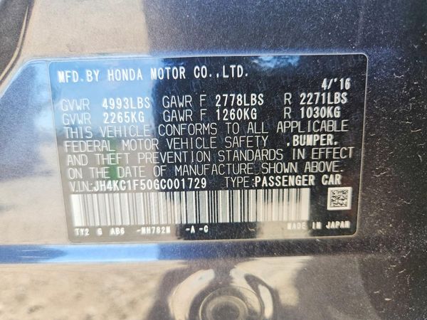 2016 ACURA RLX
