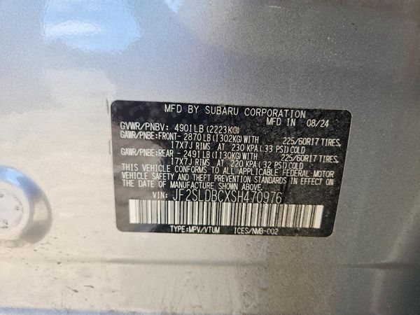 2025 SUBARU FORESTER