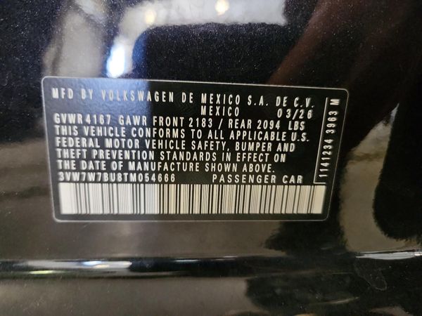 2026 VOLKSWAGEN JETTA