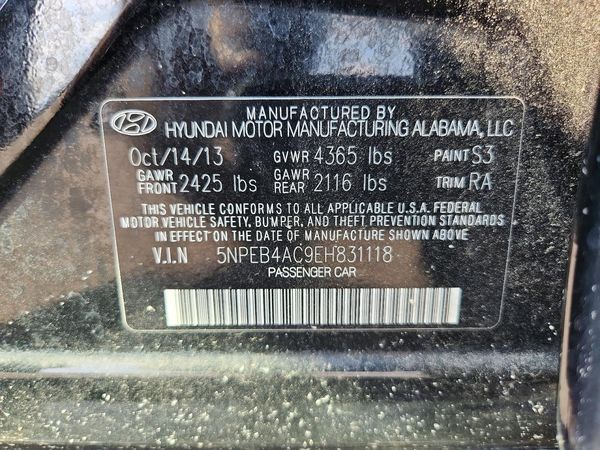 2014 HYUNDAI SONATA GLS/ GLS Popular
