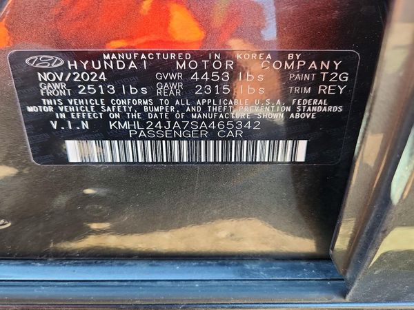 2025 HYUNDAI SONATA — VINS