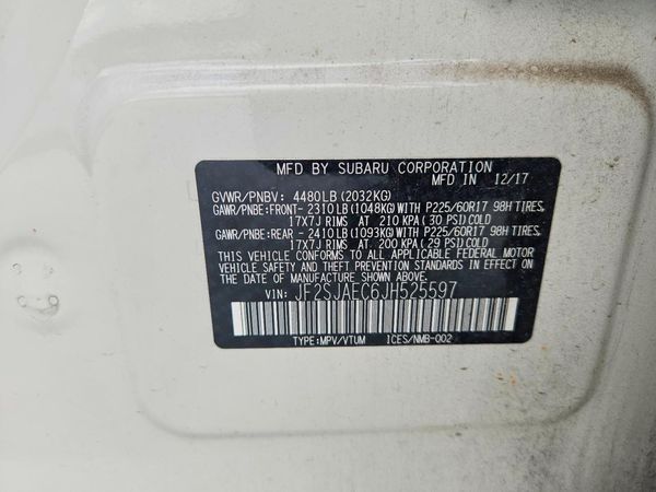 2018 SUBARU FORESTER Premium+CWP