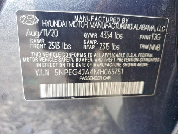 2021 HYUNDAI SONATA