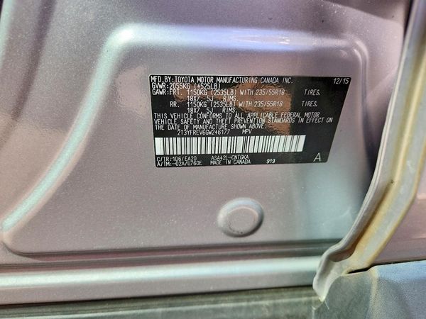 2016 TOYOTA RAV4