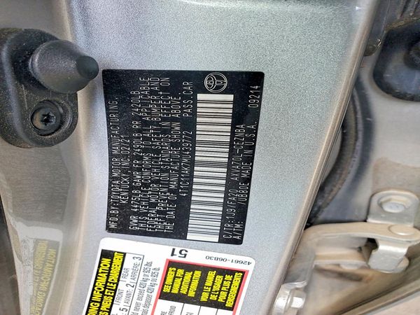 2021 TOYOTA CAMRY