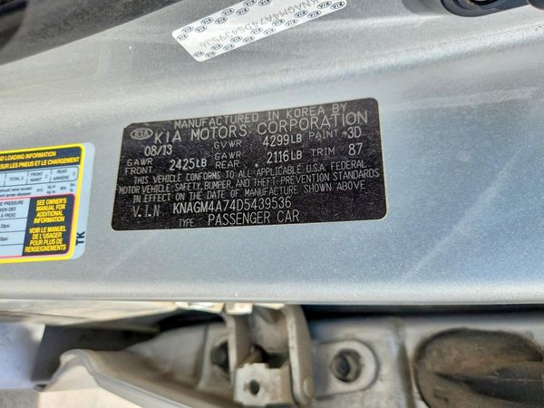 2013 KIA OPTIMA