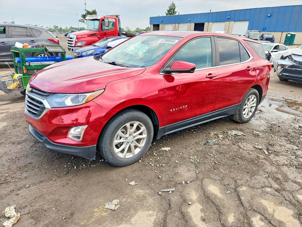 2021 CHEVROLET EQUINOX LT (1LT) — Front 3/4