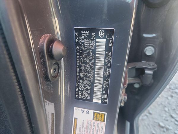 2025 TOYOTA COROLLA LE, XLE, SE — VINS