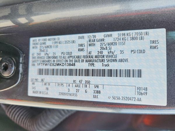 2021 FORD F150