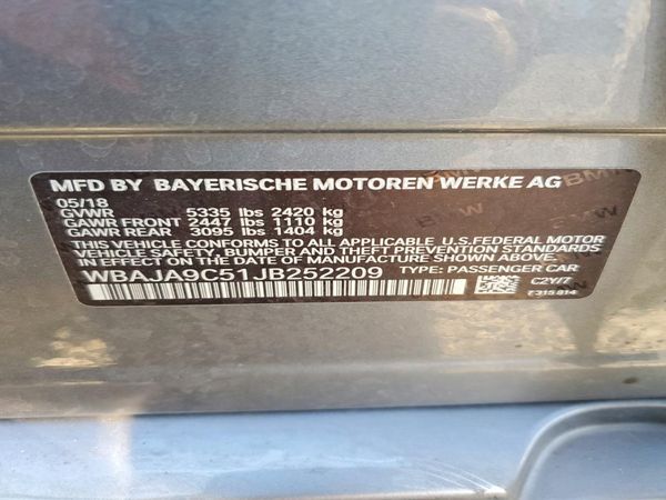 2018 BMW 530E