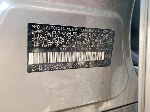 2015 LEXUS IS