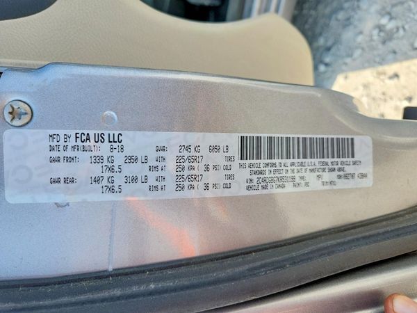 2019 DODGE GRAND CARAVAN SE