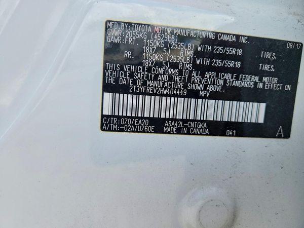 2017 TOYOTA RAV4