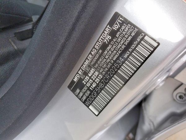 2012 MERCEDES-BENZ C