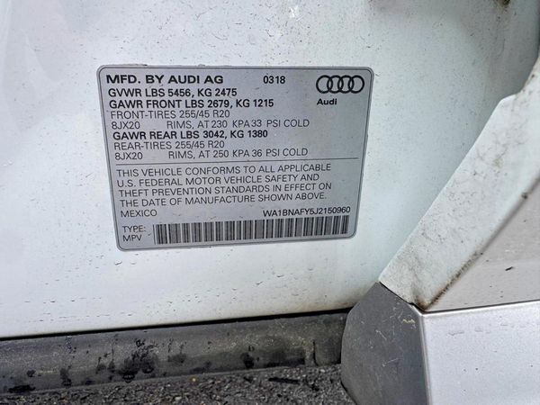 2018 AUDI Q5 quattro Premium Plus