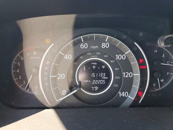 2016 HONDA CRV EX-L — ODOM