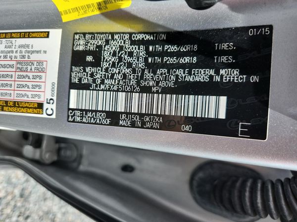 2015 LEXUS GX 460