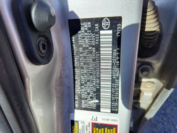 2012 TOYOTA CAMRY