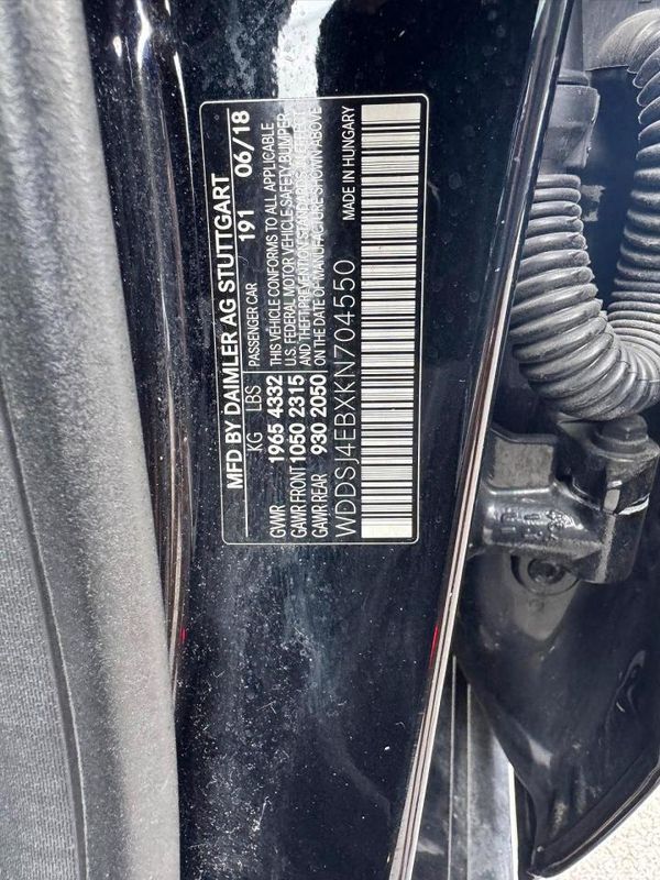 2019 MERCEDES-BENZ CLA CLA250