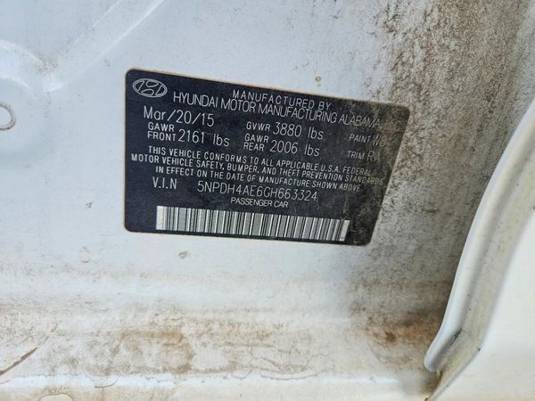 2016 HYUNDAI ELANTRA