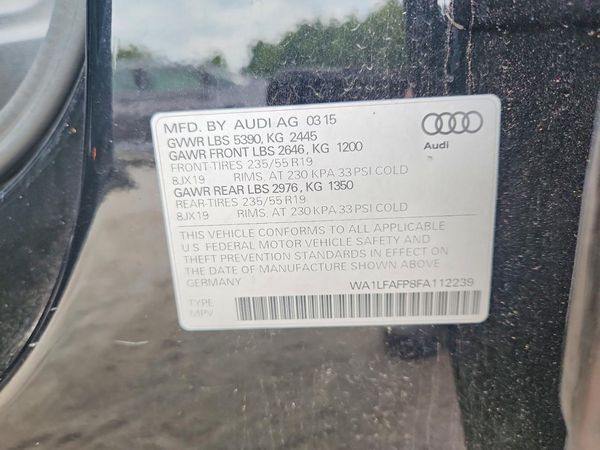 2015 AUDI Q5