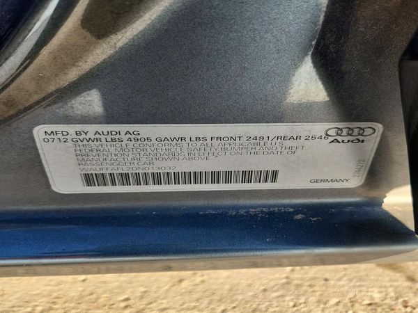 2013 AUDI A4 quattro Premium Plus