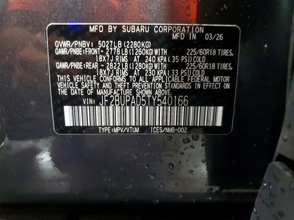 2026 SUBARU OUTBACK