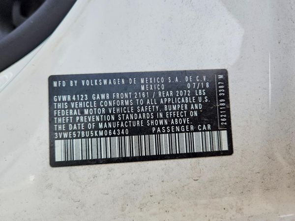 2019 VOLKSWAGEN JETTA