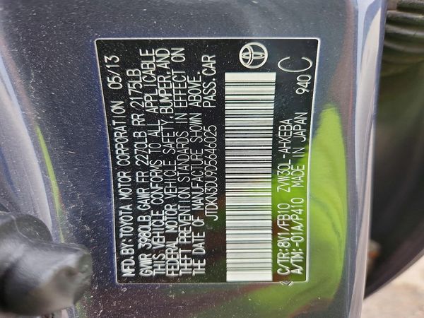 2013 TOYOTA PRIUS
