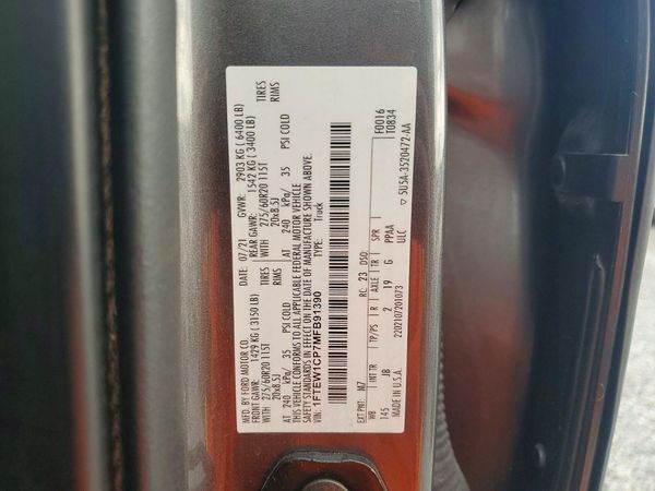 2021 FORD F150