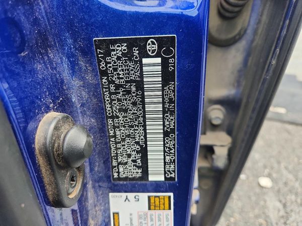 2017 TOYOTA PRIUS One/Two