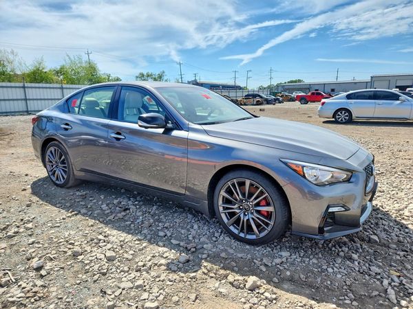 2023 INFINITI Q50 Red Sport — Passenger 3/4