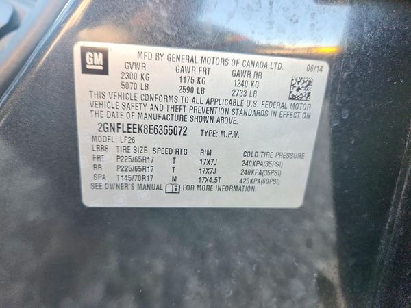 2014 CHEVROLET EQUINOX LS