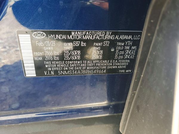 2023 HYUNDAI SANTA FE SEL Premium