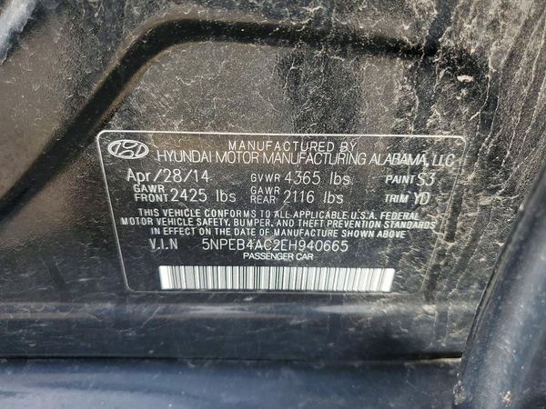 2014 HYUNDAI SONATA GLS/ GLS Popular