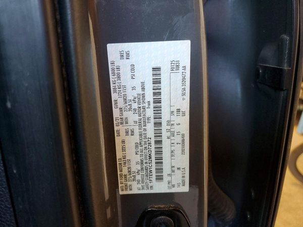 2021 FORD F150
