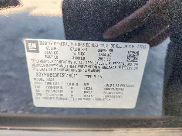 2014 CADILLAC SRX