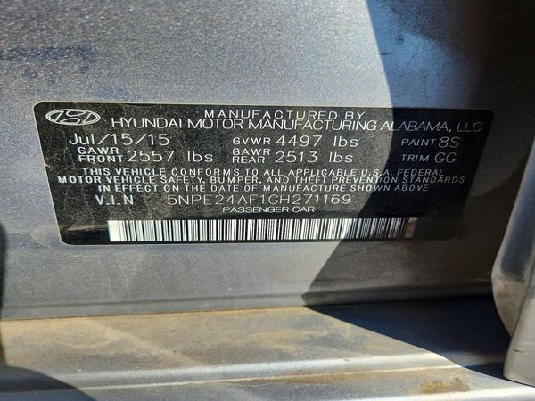 2016 HYUNDAI SONATA