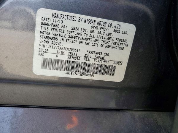 2014 INFINITI Q50