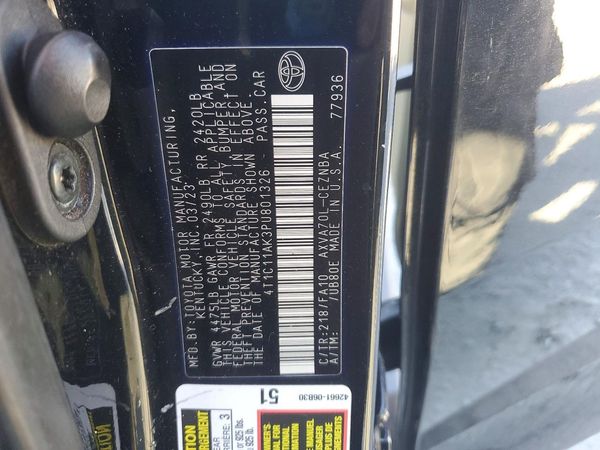 2023 TOYOTA CAMRY LE